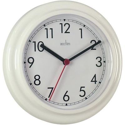 Acctim Stratford Wall Clock 230mm White 21242