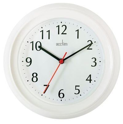 Wycombe Wall Clock White - White