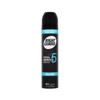Right Guard Total Defence 5 Clean Antiperspirant 250ml - Thumbnail 2