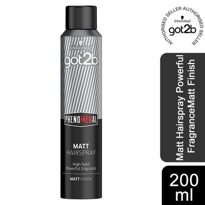 Schwarzkopf Got2b Phenomenal Finishing Hairspray 200ml - Natural Finish