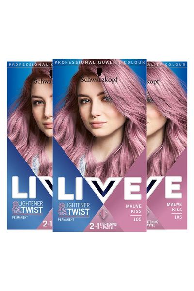 Schwarzkopf Live Intense 105 Mauve Kiss Permanent Hair Dye - 105 Mauve Kiss