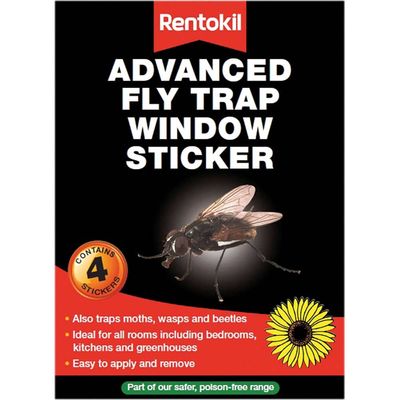 Rentokil FW35 Advanced Window Fly Traps (Pack 4)