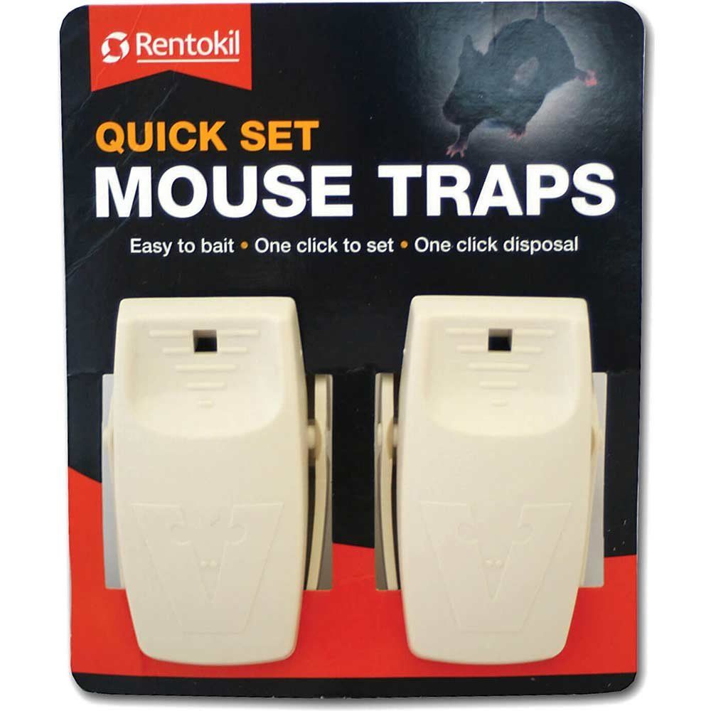 Rentokil FQ26 Quick Set Mouse Traps (Twin Pack) - Image 1
