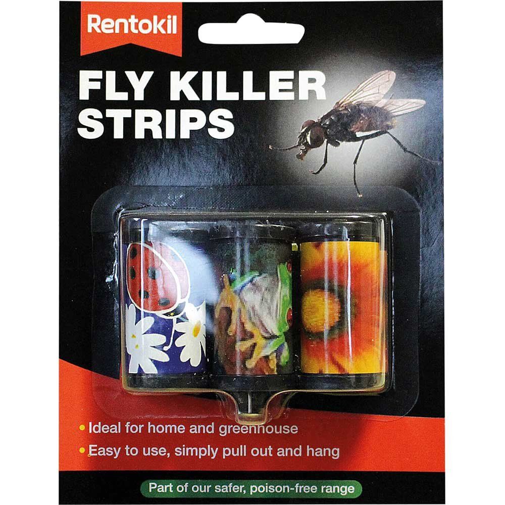 Rentokil FF105 Fly Killer Strips Pack Of 3 - Image 1