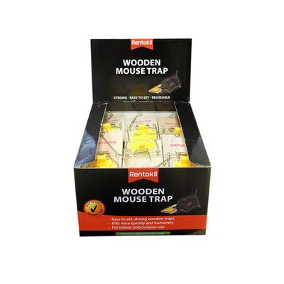 Rentokil PWL01 Wooden Mouse Trap Pwl01