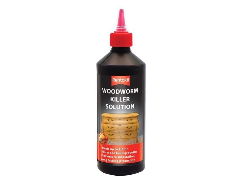 Rentokil PSW103 Woodworm Killer Solution 500Ml - Image 1