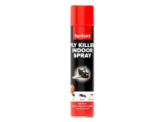 Rentokil Fly Killer Indoor Spray 300ml - Red and Black