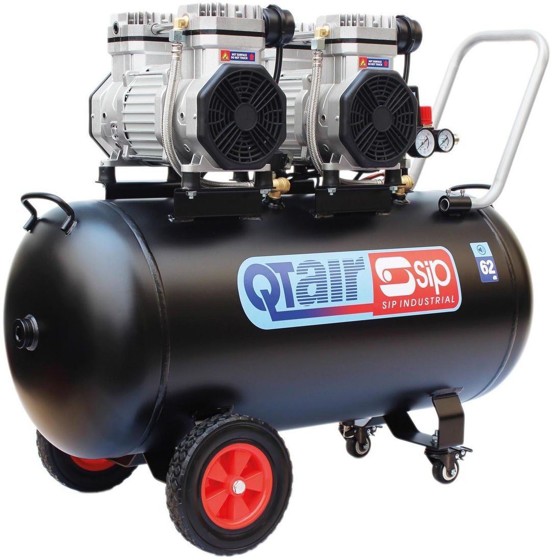 Sip Qt Air Dd 3Hp 100Ltr Ultra Low Noise Oil-Free Direct Drive Compressor 05494 - Image 1