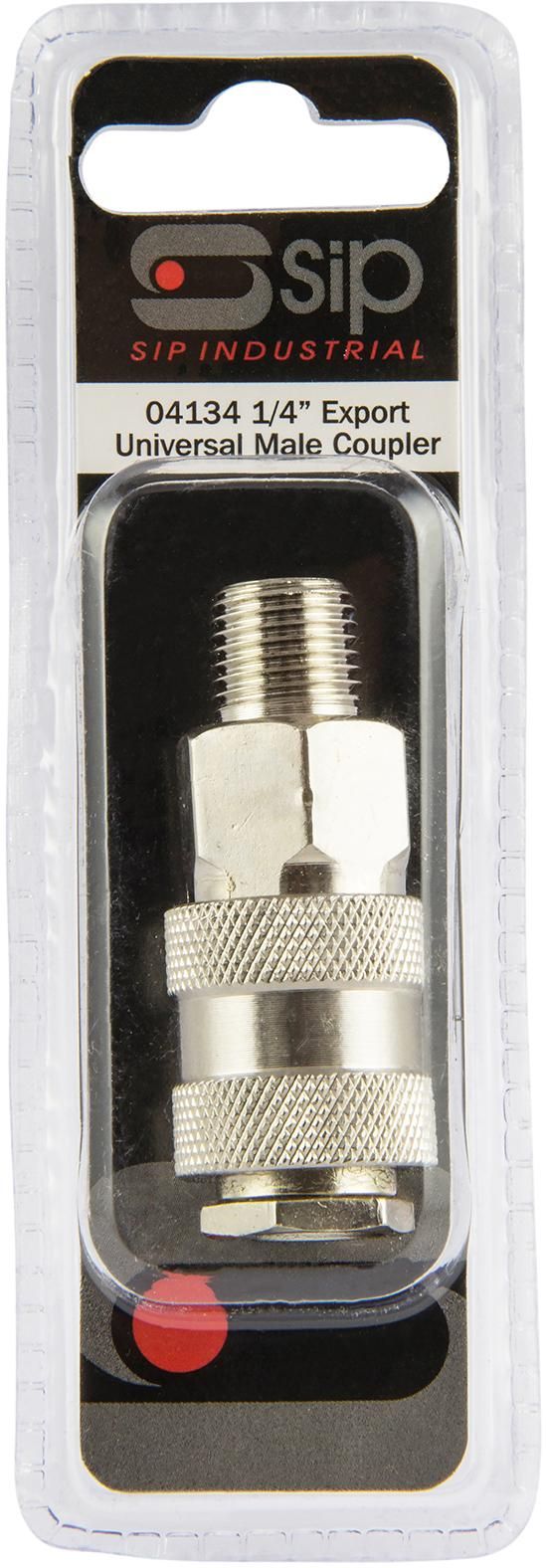 Sip 04134 1/4in Export Universal Male Coupler - Image 1