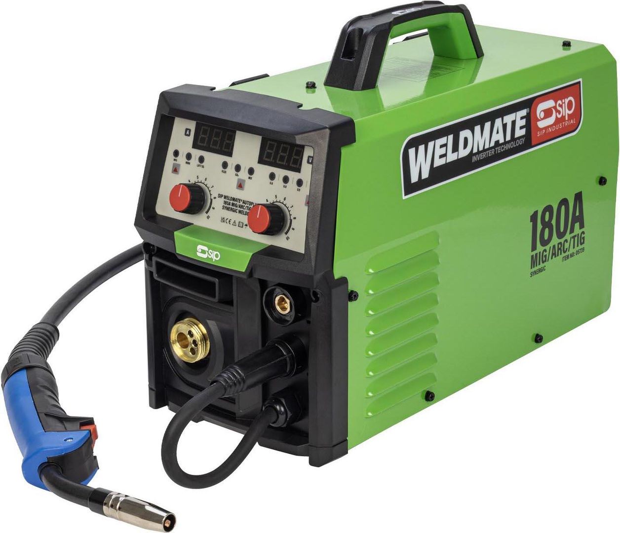 Sip 05739 Weldmate® Autoplus 180A Mig/Arc/Tig Synergic Welder - Image 1