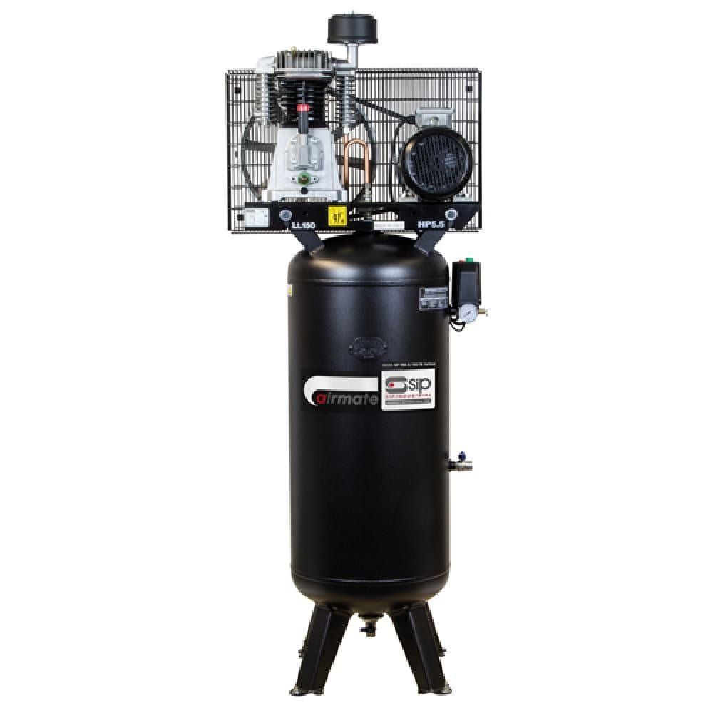SIP SIP VN5.5/150-TB 150L Vertical Belt Drive Compressor - Image 1