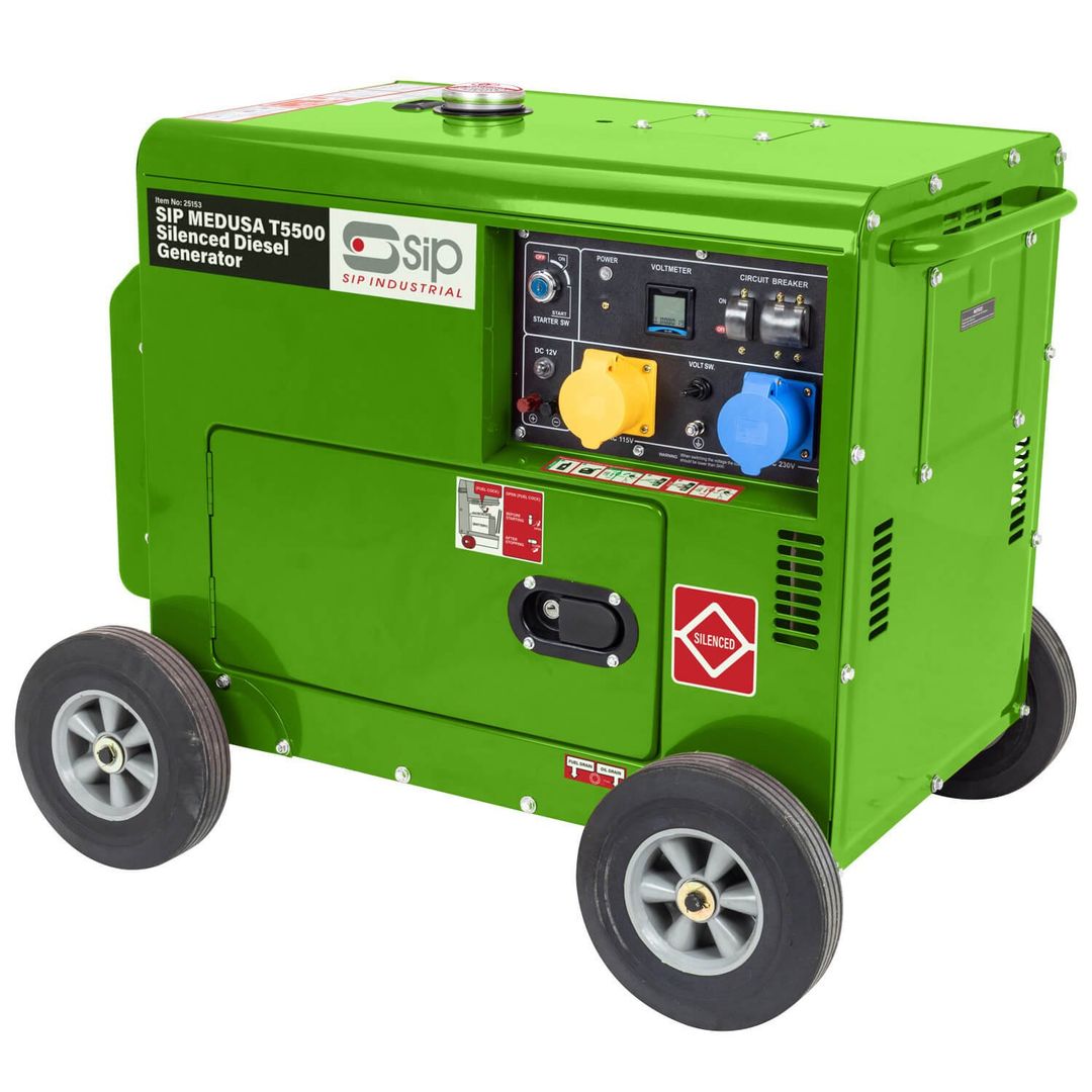 SIP SIP MEDUSA T5500 Silenced Diesel Generator - Image 1