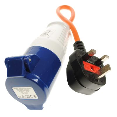 Maypole 230V UK Caravan Hook-Up Lead Adaptor