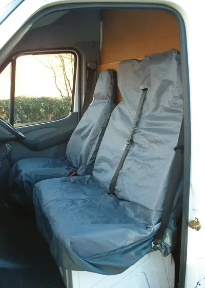 Maypole Universal Grey Nylon Waterproof Van Seat Covers - Thumbnail 2