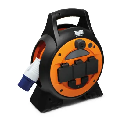 Maypole Mobile Mains Roller Power Unit 15M With Led Light | Mp3767 | Euro Car Parts