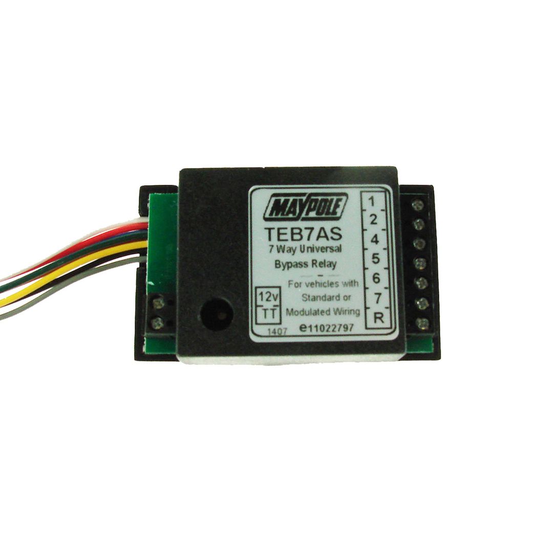 Maypole 12V 7 Way Caravan & Trailer Bypass Relay - Image 1