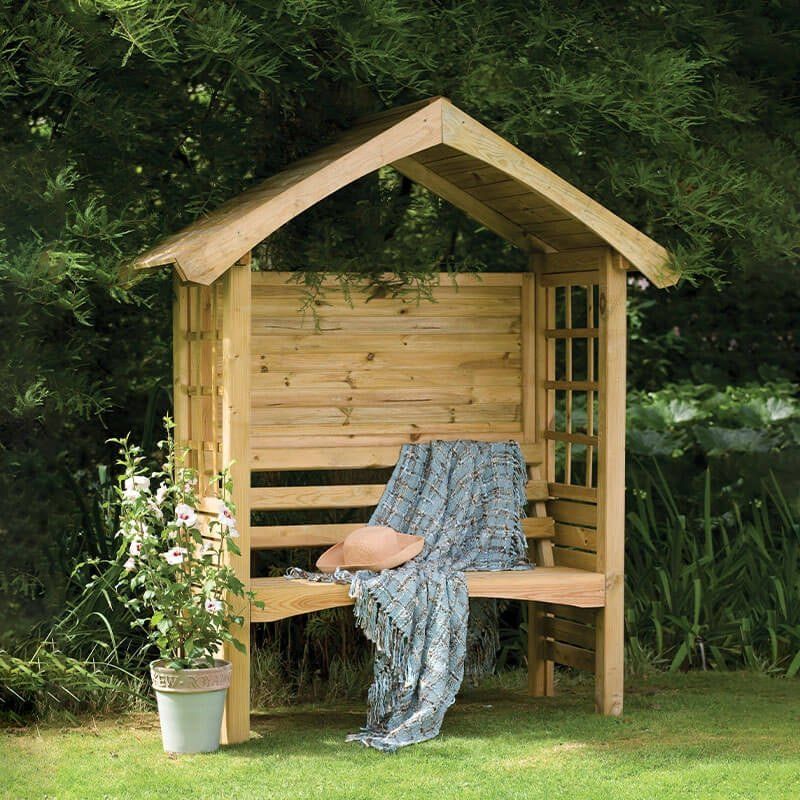 Forest Pressure Treated Cadiz Arbour - Image 1