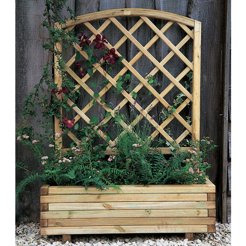 Forest Toulouse Wooden Garden Planter 3'3x1'4 (1.0x0.4m) - Image 1