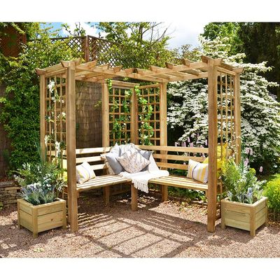 Forest Sunflower Arbour Seat (Sorrento) - Thumbnail 2