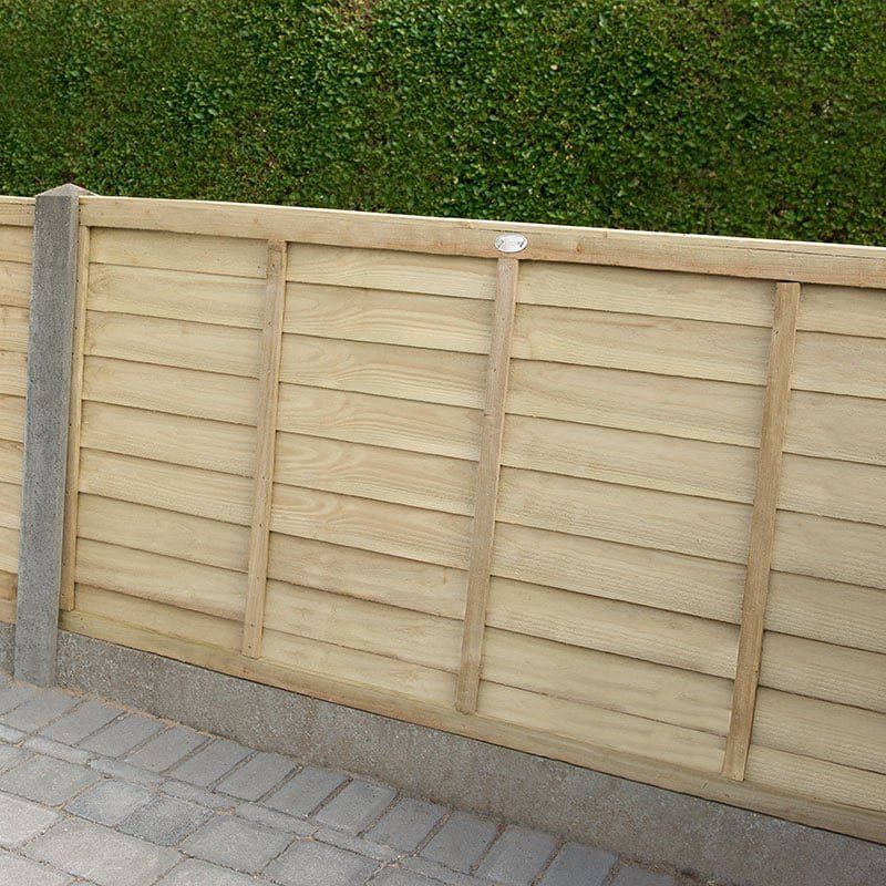 Forest 6' x 4' Pressure Treated Overlap Fence Panel (1.83m x 1.22m) - Image 1