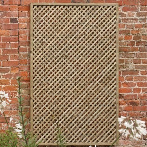 Forest 5'11" x 2'11" Wisley Diamond Lattice Panel (1.8m x 0.9m) - Image 1