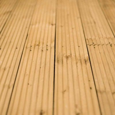 Patio Deck Board - 28mm x 120mm x 2.4m - Pack of 5