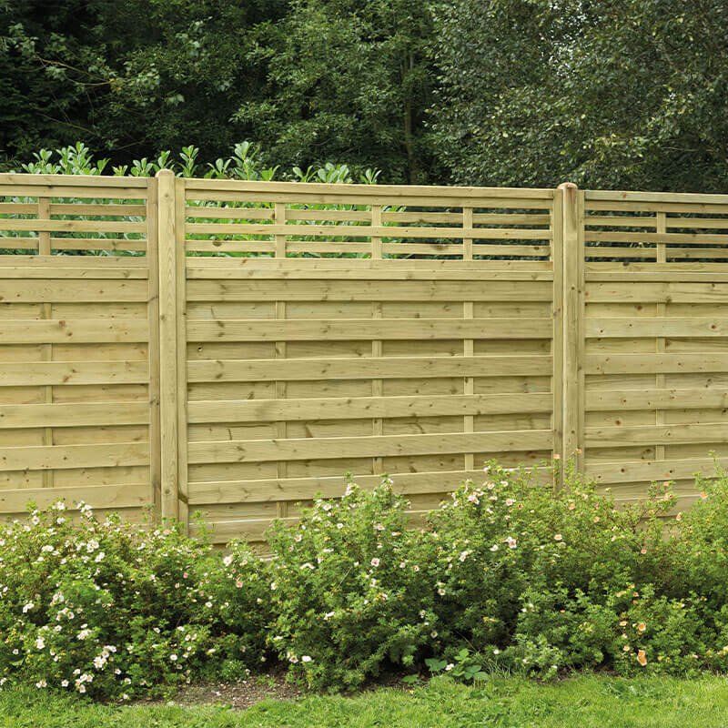Forest 6' x 6' Kyoto Decorative Fence Panel (1.8m x 1.8m) - Image 1
