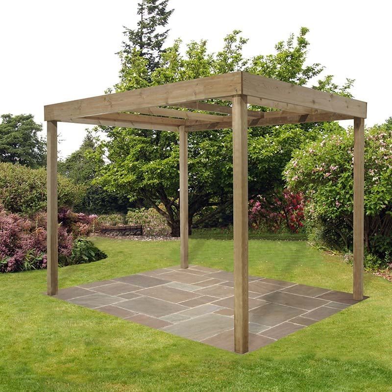 Forest Dining Wooden Garden Pergola Kit 10'x8' - Image 1