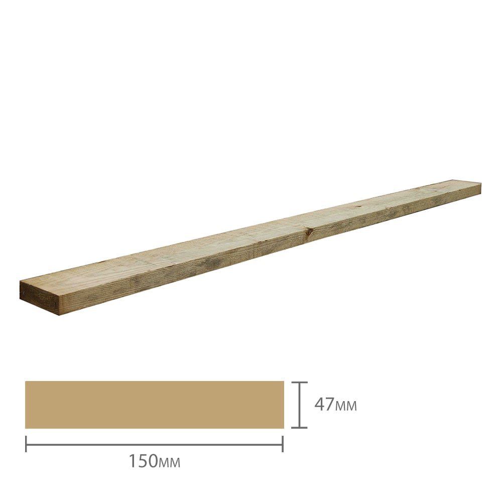 Forest Deck Joist (47mm x 150mm x 2400mm) Pack of 5 - Image 1