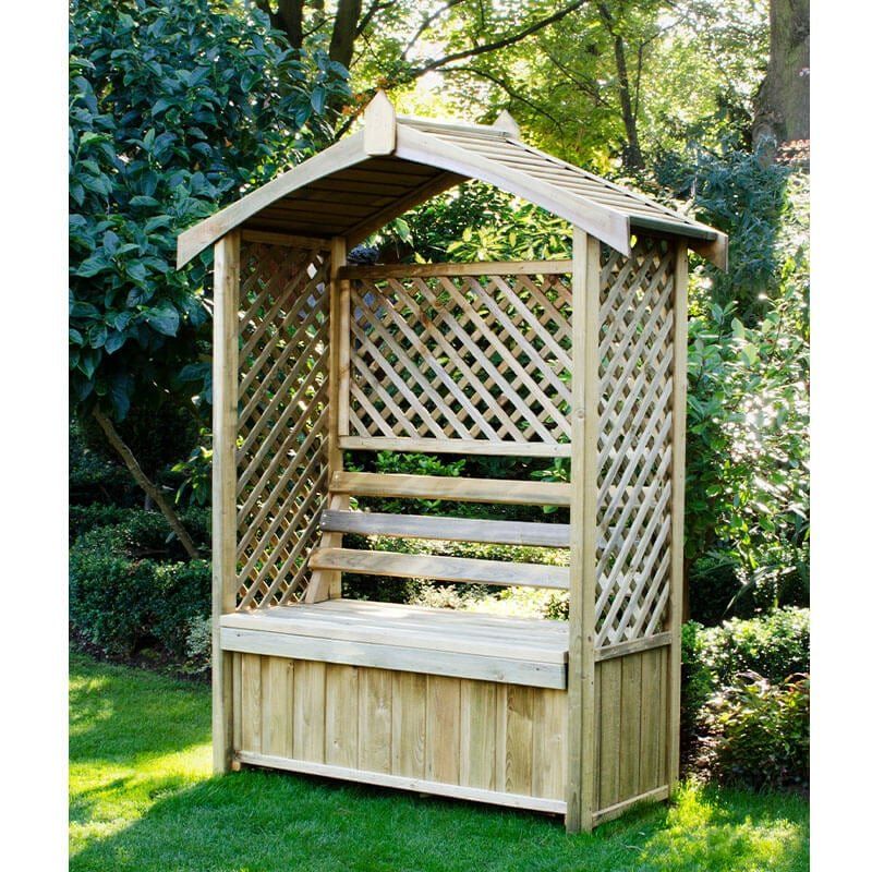 Forest Pressure Treated Lyon Arbour - Image 1