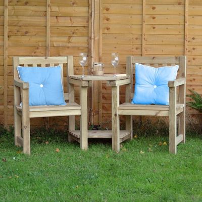 Forest Harvington Wooden Garden Love Seat 6'x2' (1.71x0.69m)