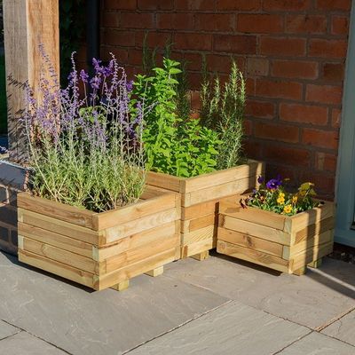 Set of 3 Durham Rectangular Planters