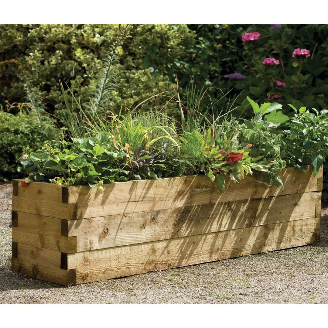 Forest Caledonian Trough Raised Bed 5'11x1'6 (1.8x0.45m) - Image 1