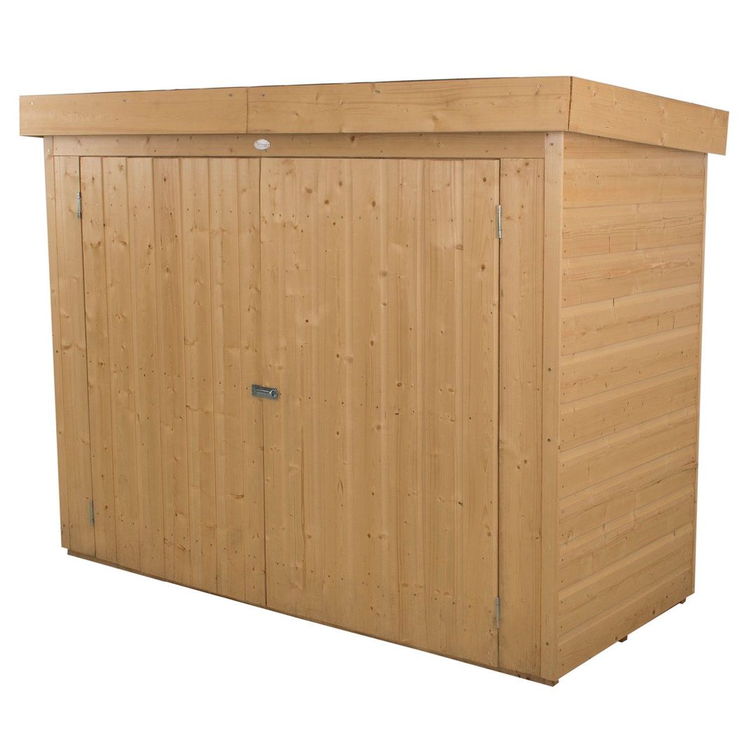 Forest Forest Shiplap Pent Large Outdoor Store (Pressure Treated) (Assembled) - Image 1