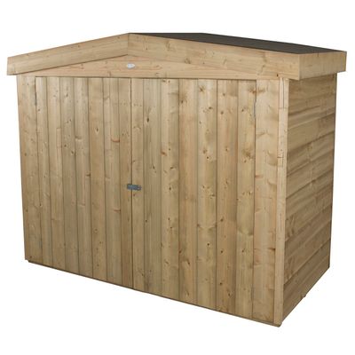 Forest Forest Pressure Treated Apex Large Outdoor Store (Assembled)