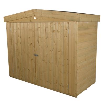 Forest Forest Shiplap Apex Large Outdoor Store (Pressure Treated) (Assembled)
