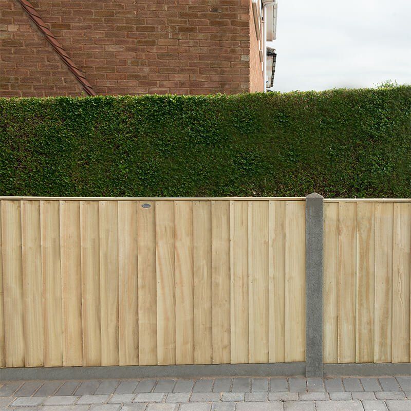Forest 6' x 4' Pressure Treated Vertical Closeboard Fence Panel (1.83m x 1.22m) - Image 1