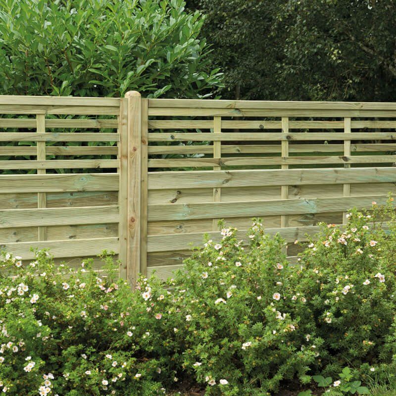 Forest 6' x 5' Kyoto Decorative Fence Panel (1.8m x 1.5m) - Image 1