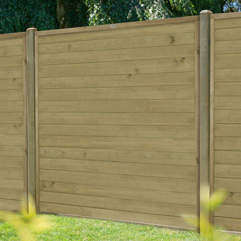 Forest 6' x 6' Pressure Treated Tongue and Groove Fence Panel (1.83m x 1.83m) - Image 1