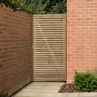 Double Slatted Gate 900mm x 1.8 m