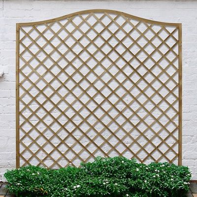 Forest 6' x 6' Pressure Treated Europa Hamburg Decorative Garden Screen Panel (1.8m x 1.8m)