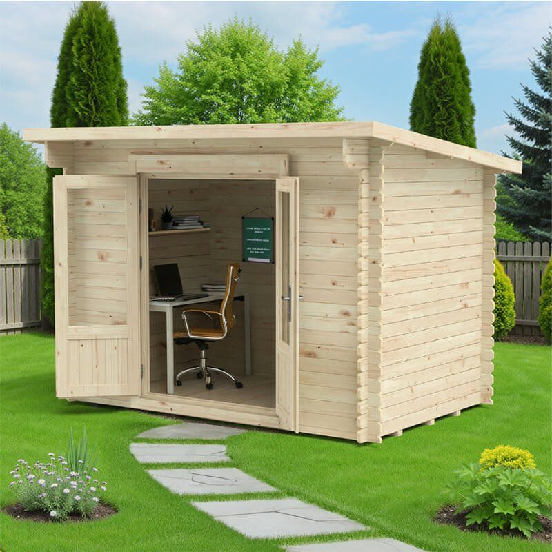 Forest Harwood 3m x 2m Log Cabin (28mm) - Image 1