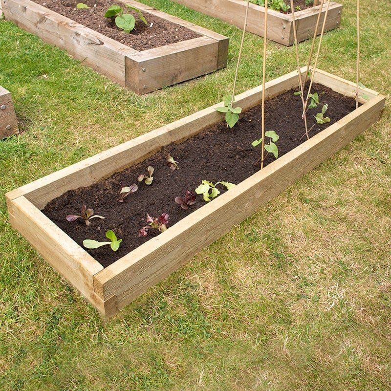 Forest Caledonian Long Raised Bed 1'6 x 6' (0.45m x 1.8m) - Image 1