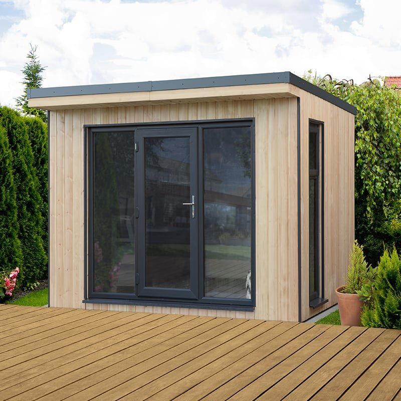 Forest Xtend 3.0 Insulated Garden Office 2.98m x 2.9m (97mm) - Image 1