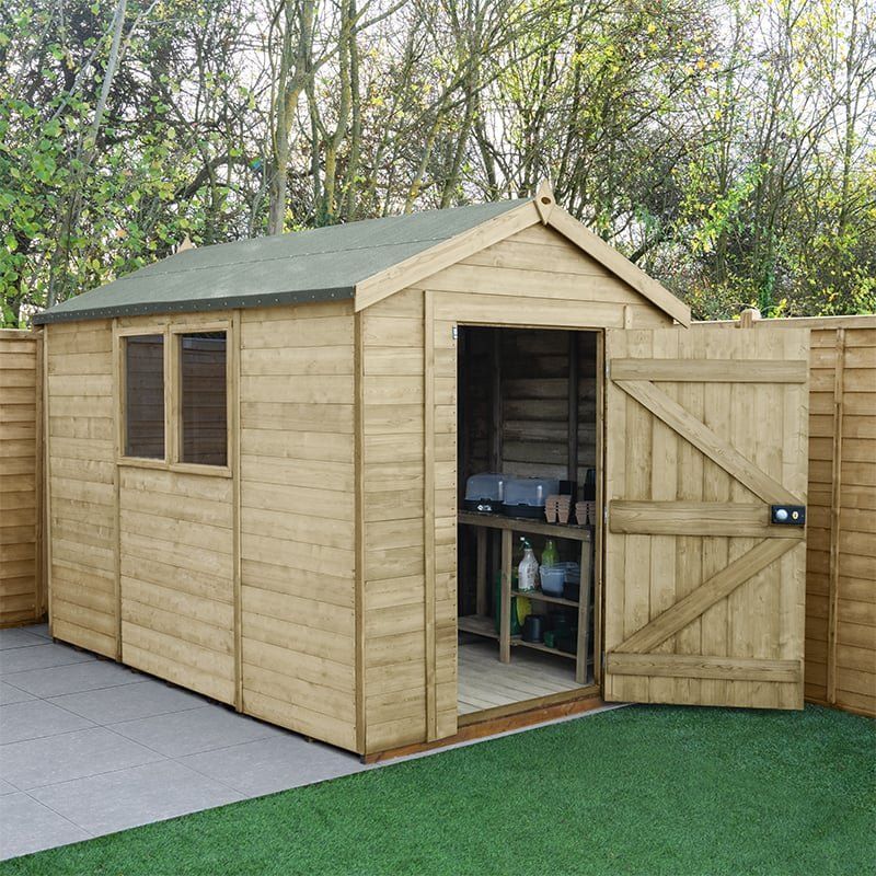 Timberdale Pressure Treated 10x6 Apex Shed - Without Base / No Installation - Image 1
