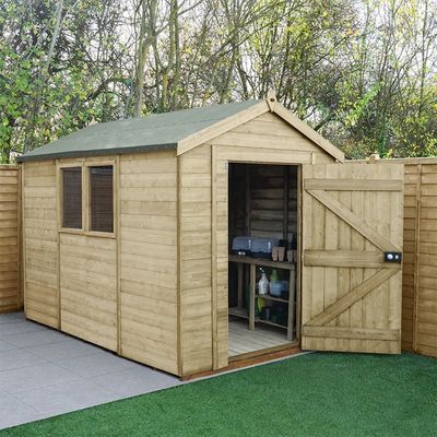 Timberdale Pressure Treated 10x6 Apex Shed - Without Base / No Installation