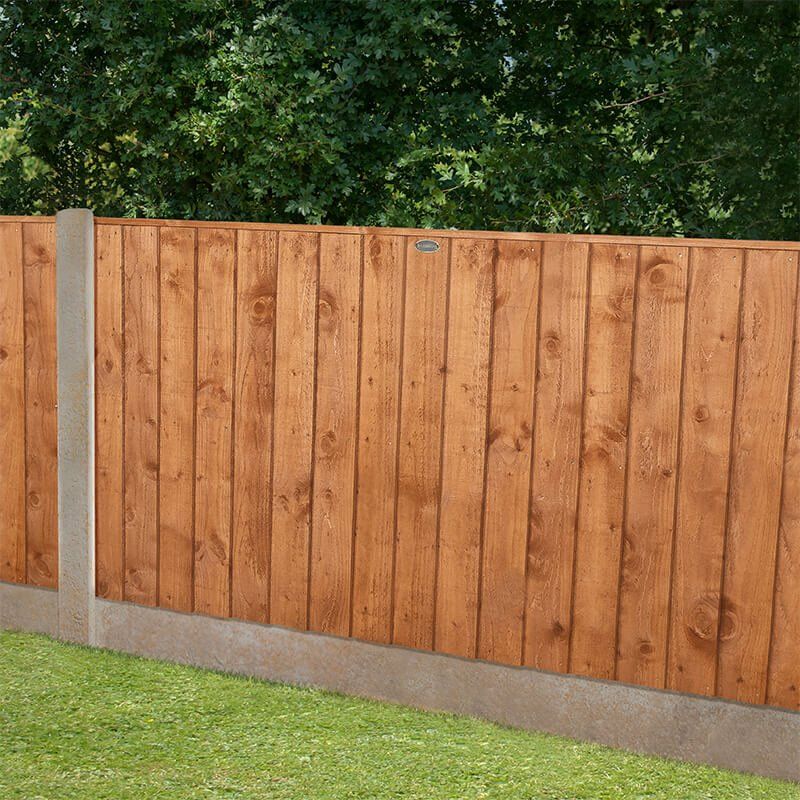 Forest 6' x 4' Vertical Closeboard Fence Panel (1.83m x 1.22m) - Image 1