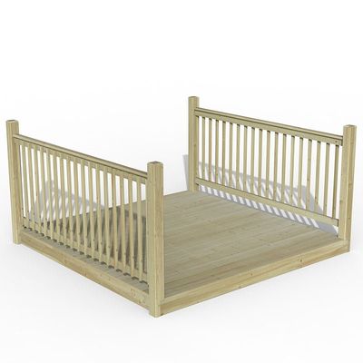 Decking Kit with Balustrades - 2.4m / 2 Balustrades