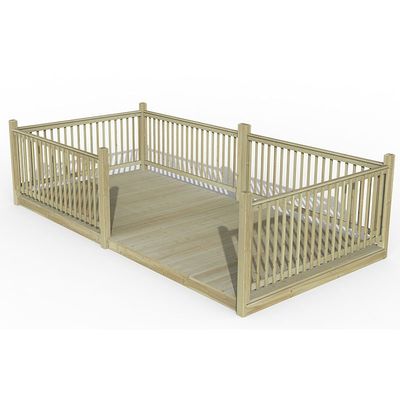 Decking Kit with Balustrades - 4.8m / 5 Balustrades