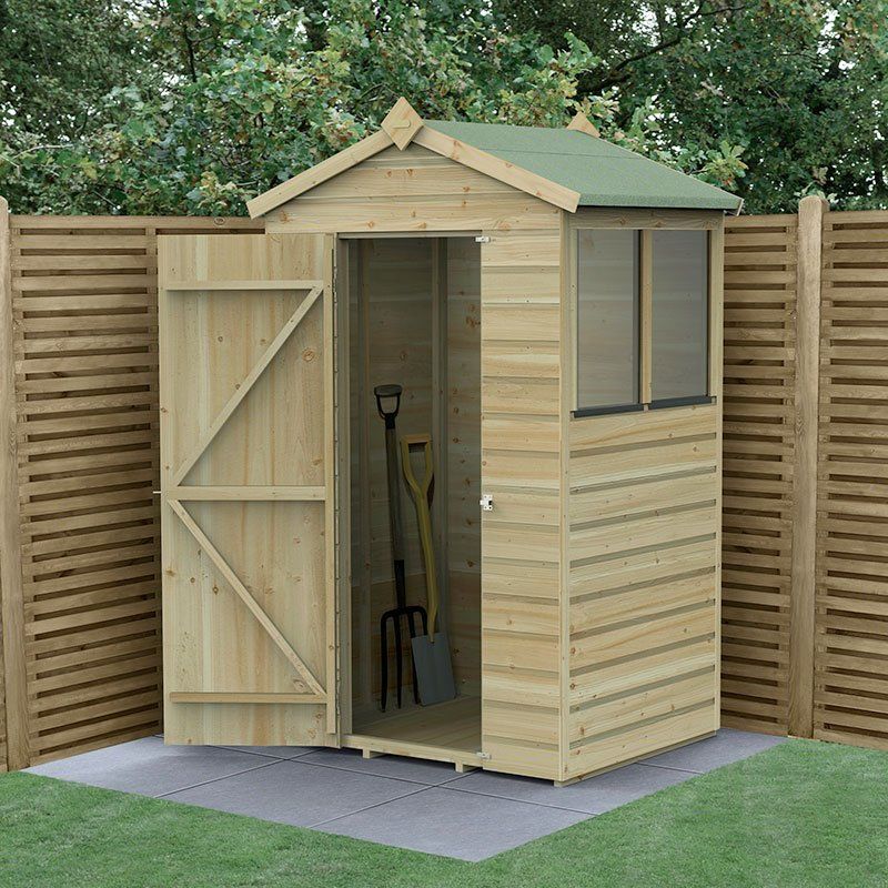 Beckwood 4x3 Apex Shed - Without Base / No Installation / 2 - Image 1